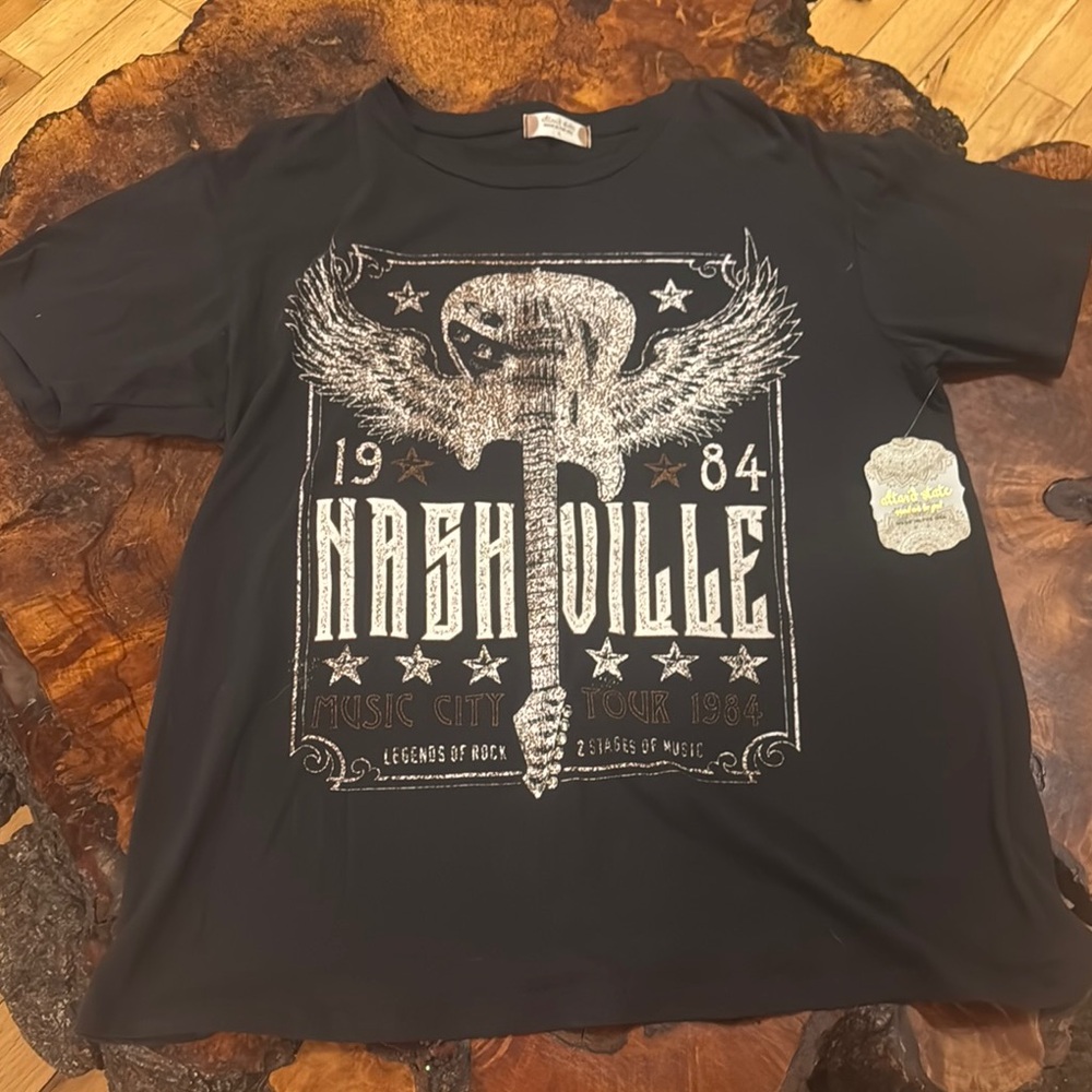 Black Nashville Graphic T-Shirt altar'd state S